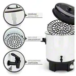 Abbildung zeigt Wasserbad EKA 3338, thermostatisch, 25 Liter