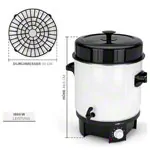 Abbildung zeigt Wasserbad EKA 3338, thermostatisch, 25 Liter