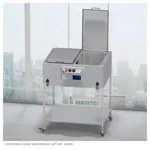 Abbildung zeigt Untergestell mit Rollen f�r Wasserbad Typ 60 u. 66