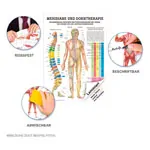 Abbildung zeigt Mini-Poster Meridiane u. Dorn, LxB 34x24 cm