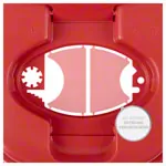 Nadel-Entsorgungsbox 1,5 l, Multi-Safe twin plus, ovale ffnung,  179x176 mm