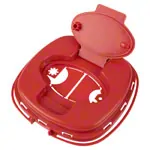 Nadel-Entsorgungsbox 2 l, Multi-Safe twin plus, ovale ffnung,  179x176 mm