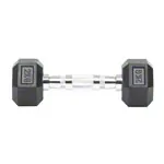 Hex Kompakthantel aus Gummi, 2 kg, Stck