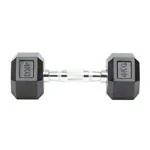 Hex Kompakthantel aus Gummi, 4 kg, Stck
