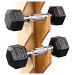 Wandhalterung-Set inkl. Hex Kompakthanteln, 1-6 kg, 6 Stck