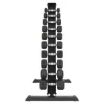 Kurzhantel-Stnder-Set mit 10 Paar Hex Hanteln, 1-10 kg, LxBxH 74x62x128 cm