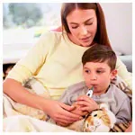 Abbildung zeigt BEURER Fieberthermometer FT 16 express mit flexibler Messpitze