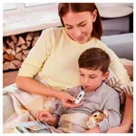 Abbildung zeigt BEURER Fieberthermometer FT 16 express mit flexibler Messpitze