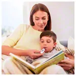 Abbildung zeigt BEURER Fieberthermometer FT 16 express mit flexibler Messpitze