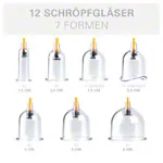 Schrpfglas-Set mit Vakuumpumpe, 14-tlg.