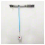 Abbildung zeigt Umhngesender WSN fr Notrufanlage medi-call inkl. Umhnge- und Klettband