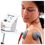 Abbildung zeigt Gymna Universal-Therapieger�t Combi 400V mit Touchscreen & Vakuummodul