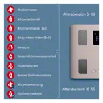 Abbildung zeigt TANITA K�rperanalysewaage BC-333LE