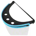 Faceshield mit Gummibund, weiche Stirnauflage