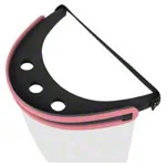 Faceshield mit Gummibund, weiche Stirnauflage