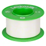 Leukosilk ohne Schutzring, 5 m x 2,5 cm, 12 Stck