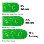 Abbildung zeigt Thera-Band Kinesiology Tape XactStretch, LxB 5 m x 5 cm, blau/blau