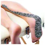 MyCureTape Safari Stripes 3 Rollen  2,5 m x 5 cm, Art Zebra, schwarz, blau