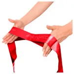 Abbildung zeigt Thera-Band CLX Band, 2 m, mittel, rot
