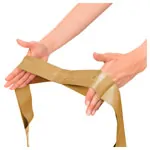 Abbildung zeigt Thera-Band CLX Band, 2 m, maxi stark, gold