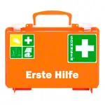 Erste-Hilfe-Koffer Quick nach DIN 13157, inkl. Wandhalterung