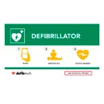 Defibtech Lifeline Schutzschrank Set, 3-tlg., fr AED + AED View
