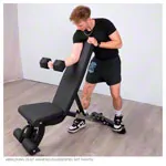 Abbildung zeigt Sport-Tec Hantelbank, Flat, Incline, Decline, Lx B x H 143 x 65 x 44 cm