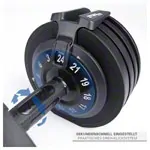 Abbildung zeigt Sport-Tec verstellbare Kurzhantel, 3-24 kg