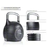 Abbildung zeigt Sport-Tec verstellbare Kettlebell, 2-20 kg