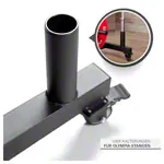 Sport-Tec Bumper Plate Rack fr Olympia Scheiben + Stangen L x B x H 73,5 x 62,5 x 118,5 cm