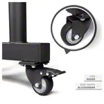 Sport-Tec Bumper Plate Rack fr Olympia Scheiben + Stangen L x B x H 73,5 x 62,5 x 118,5 cm