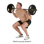 Olympia Hantelscheibe mit Gummiberzug und Griff, Bohrung  5 cm, 20 kg, Stck