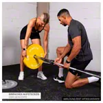 Hantelscheibe Olympia Bumper Plate, 50 mm, 5 kg,