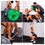 Hantelscheibe Olympia Bumper Plate, 50 mm, 5 kg,