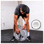 Hantelscheibe Olympia Bumper Plate, 50 mm, 10 kg,
