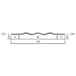 Curlstange Standard,  3 cm x 120 cm, 8 kg