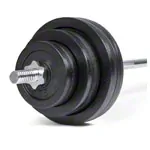 Abbildung zeigt Langhantel-Set, 80 kg, 13-tlg.