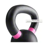 Abbildung zeigt Sport-Tec Kettlebell, 4 kg, schwarz/pink