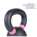 Abbildung zeigt Sport-Tec Kettlebell, 4 kg, schwarz/pink