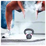 Abbildung zeigt Sport-Tec Kettlebell, 4 kg, schwarz/pink