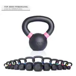 Abbildung zeigt Sport-Tec Kettlebell, 4 kg, schwarz/pink