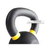 Abbildung zeigt Sport-Tec Kettlebell Powdercoated, 8 kg, schwarz/gelb