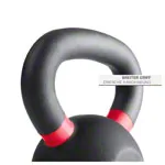 Abbildung zeigt Sport-Tec Kettlebell Powdercoated, 12 kg, schwarz/rot