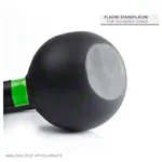 Abbildung zeigt Sport-Tec Kettlebell Powdercoated, 16 kg, schwarz/gr�n