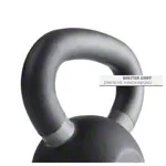 Abbildung zeigt Sport-Tec Kettlebell Powdercoated, 28 kg, schwarz/grau