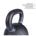 Abbildung zeigt Sport-Tec Kettlebell Powdercoated, 32 kg, schwarz/anthrazit