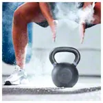 Abbildung zeigt Sport-Tec Kettlebell Powdercoated, 32 kg, schwarz/anthrazit