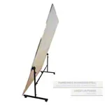 Leichtspiegel, BxH 150 x 200 cm, fahrbar und schwenkbar