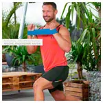 ARTZT vitality Loop Band Textil, mittel, blau