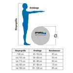 ARTZT thepro Fitness-Ball,  65 cm, anthrazit